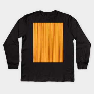 Spaghetti, pasta texture Kids Long Sleeve T-Shirt